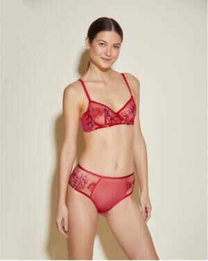 Maasai Balconette Bra 34D With Matching Maasai Boxers L